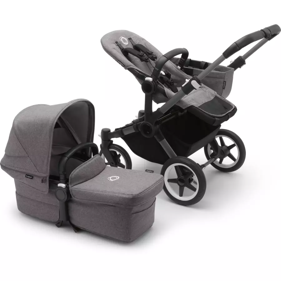 bugaboo Kombikinderwagen Donkey 5 Mono Complete GraphiteGrey Melange