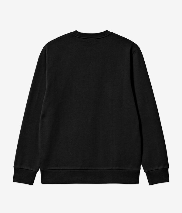 Carhartt WIP Script Embroidery Sweatshirt (black white)