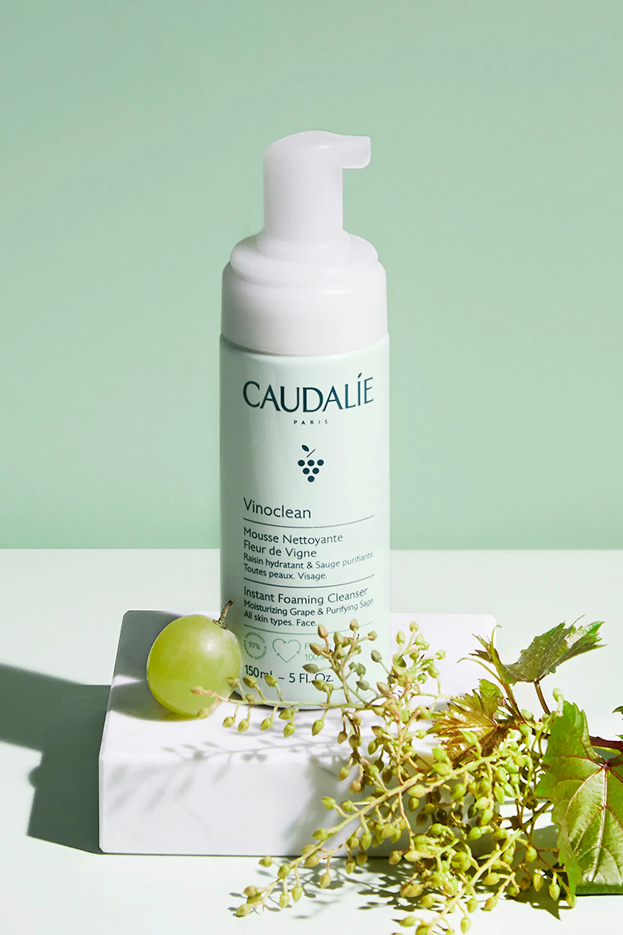 Caudalie Duo Mixologie Mousse de lait Vinoclean-350 ml