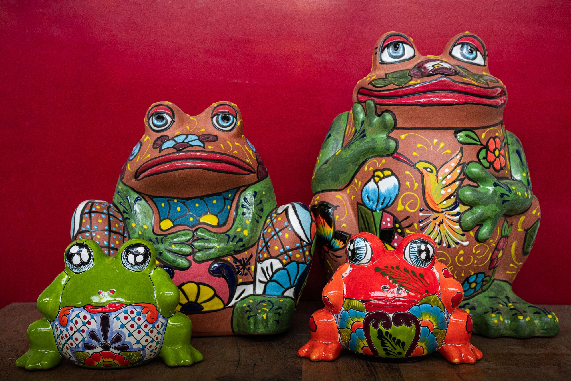 Pflanzgefäß 'Frosch', Keramik, grün, multicolor,  L 23 cm, B 15 cm, H 15 cm günstig bestellen