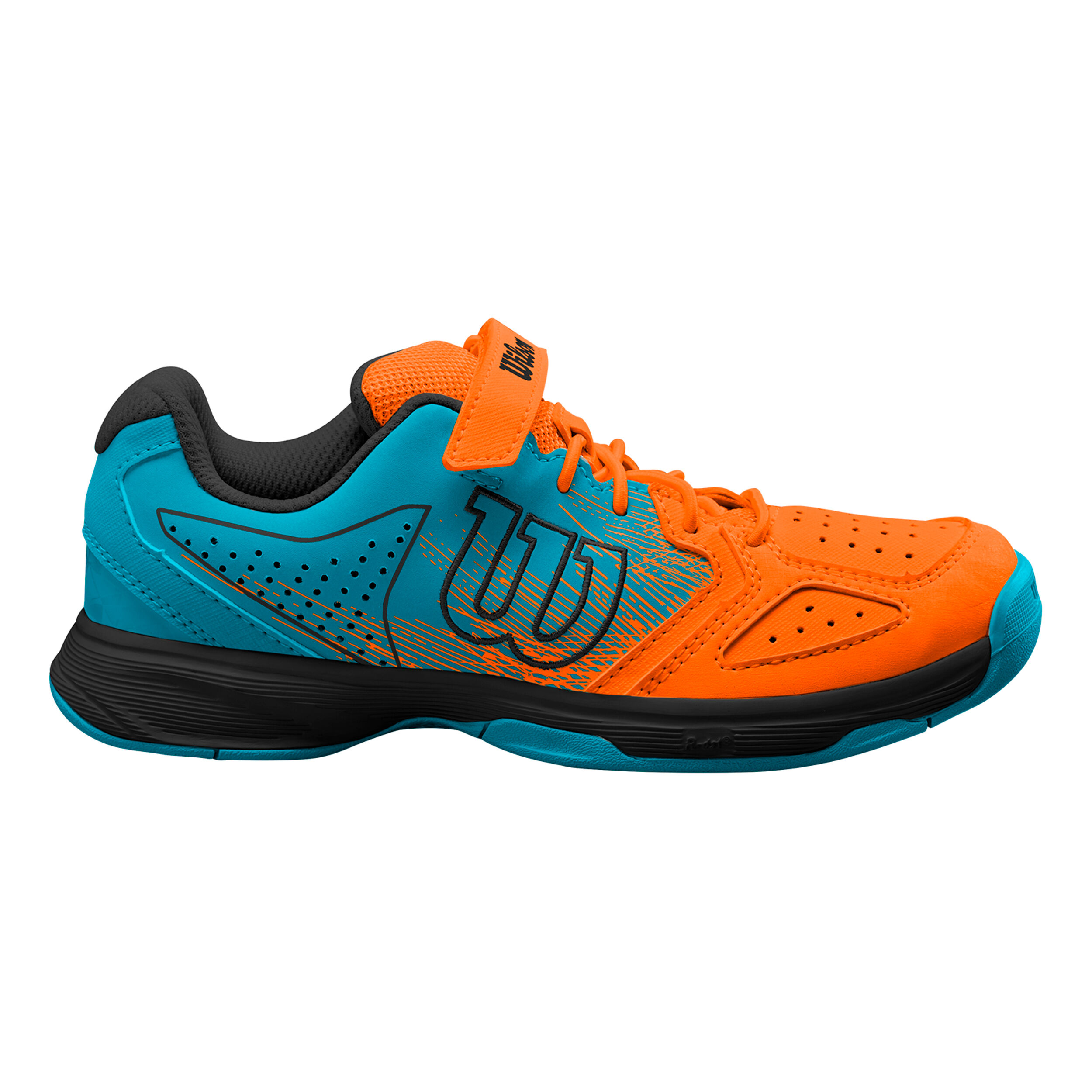 Wilson Kaos Chaussures Padel Enfants - Orange , Turquoise