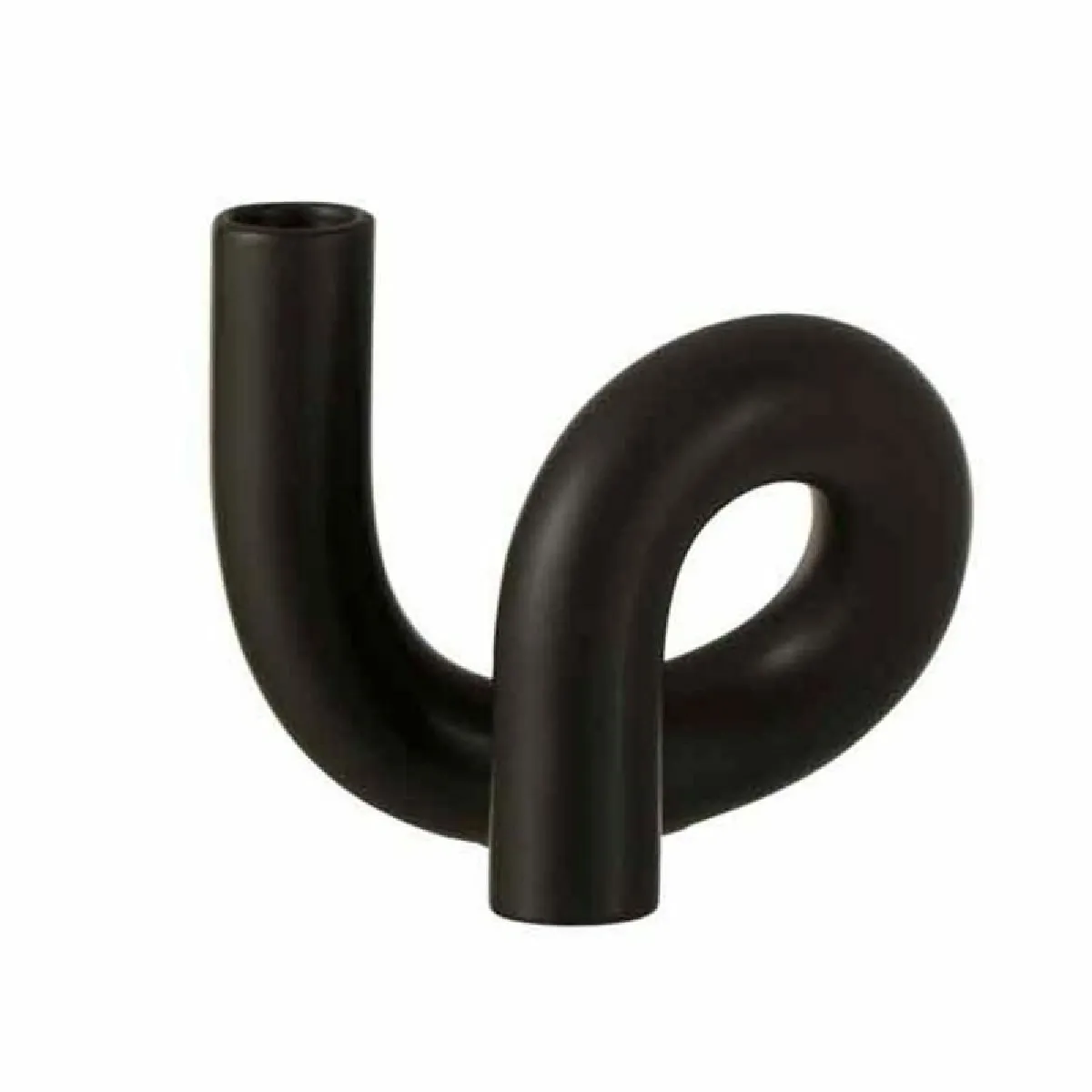Paris Prix Bougeoir Déco Torsion - 17 cm Noir