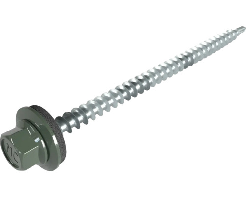 PRECIT schroeven 4,8 mm x 80 mm naaldgroen RAL 6020 Verpakking = 100 stuks