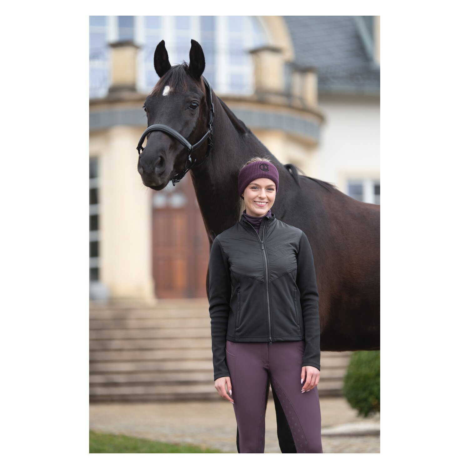 Cheval de Luxe Hybrid-Jacke - black