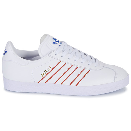 adidas Originals - GAZELLE - Blanc / Rouge