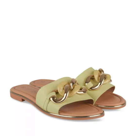 Mules VERT MERRY SCOTT