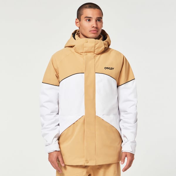 Veste de ski OAKLEY TNP ROTATION RC INSULATED JKT LT CURRY/WHT COLOR BLOCK
