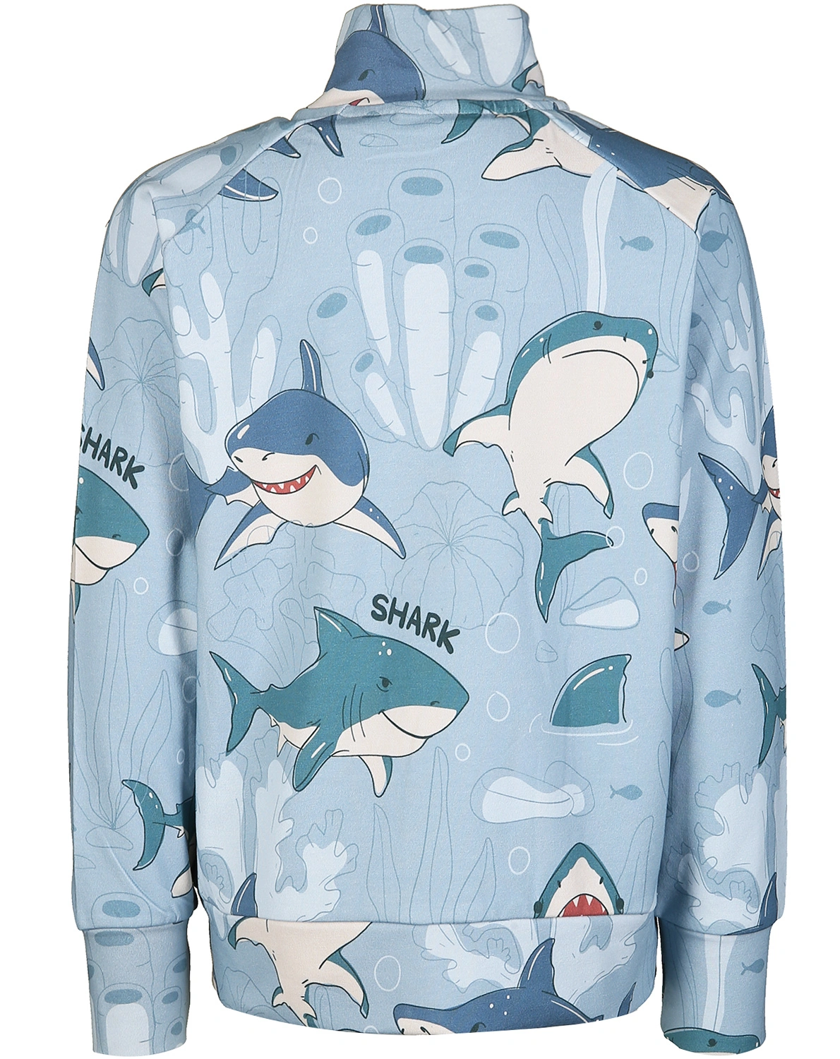 Jersey-Strickjacke SHARK REMARK in blau