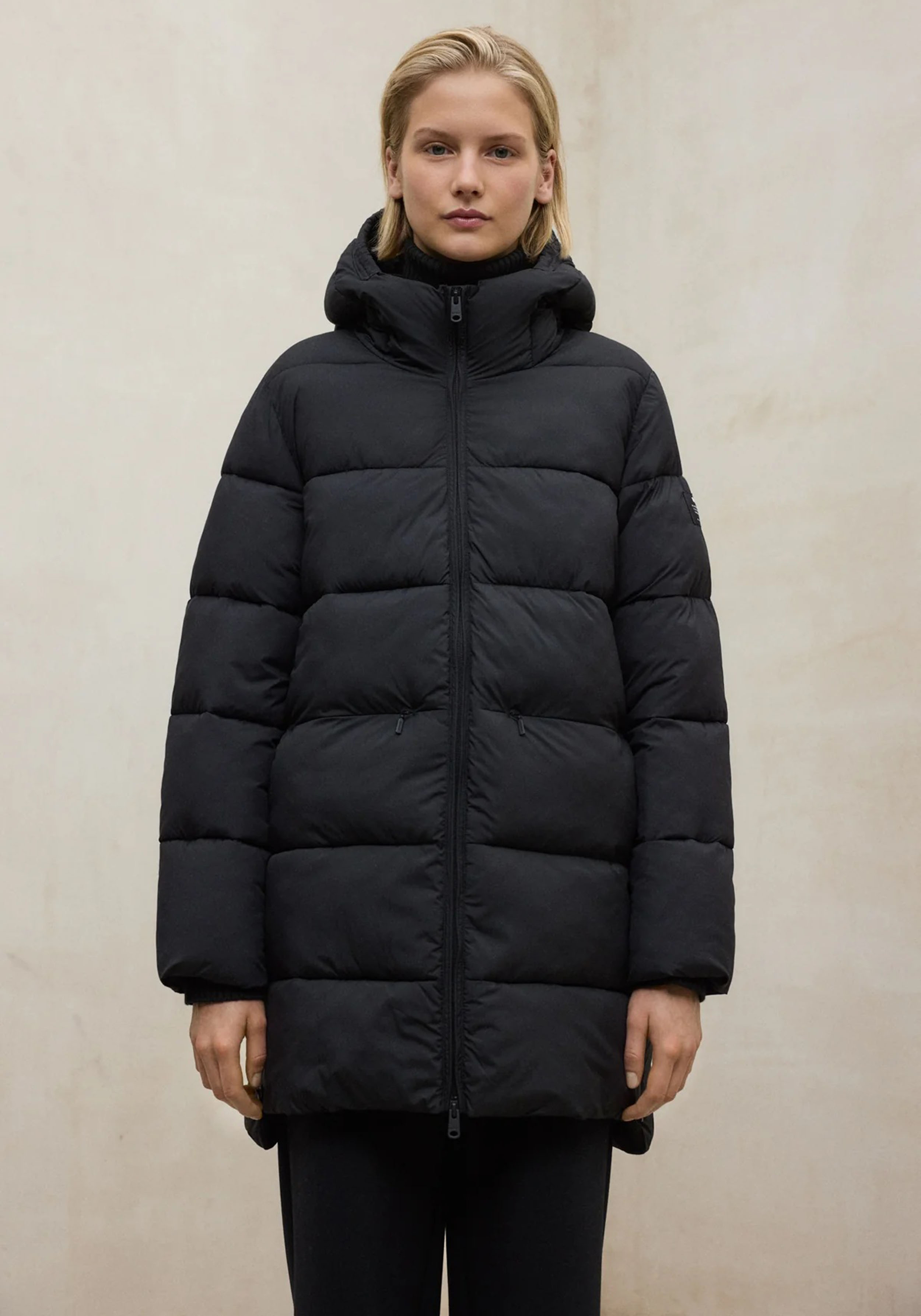 Ecoalf Puffermantel Marangu Black