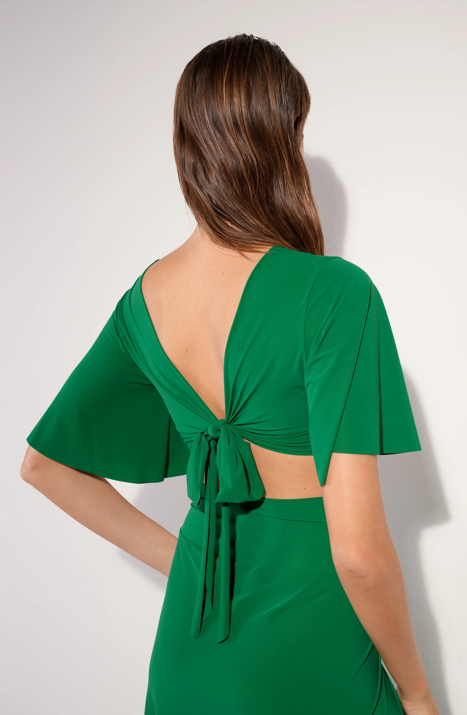 tainy Crop top cache coeur jade Jade