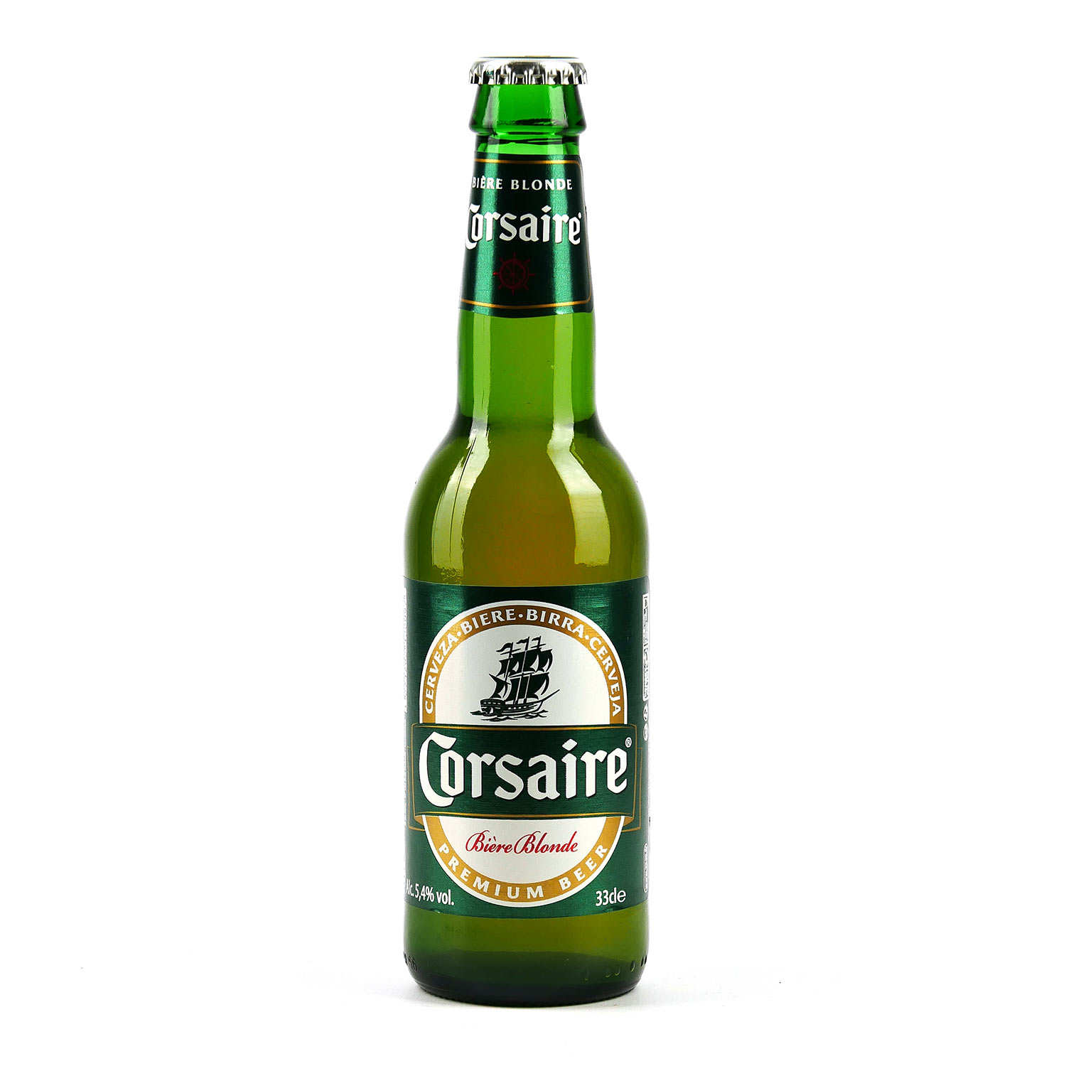 La Corsaire - Bière Blonde de Guadeloupe - 5.4% - Brasserie du Corsaire