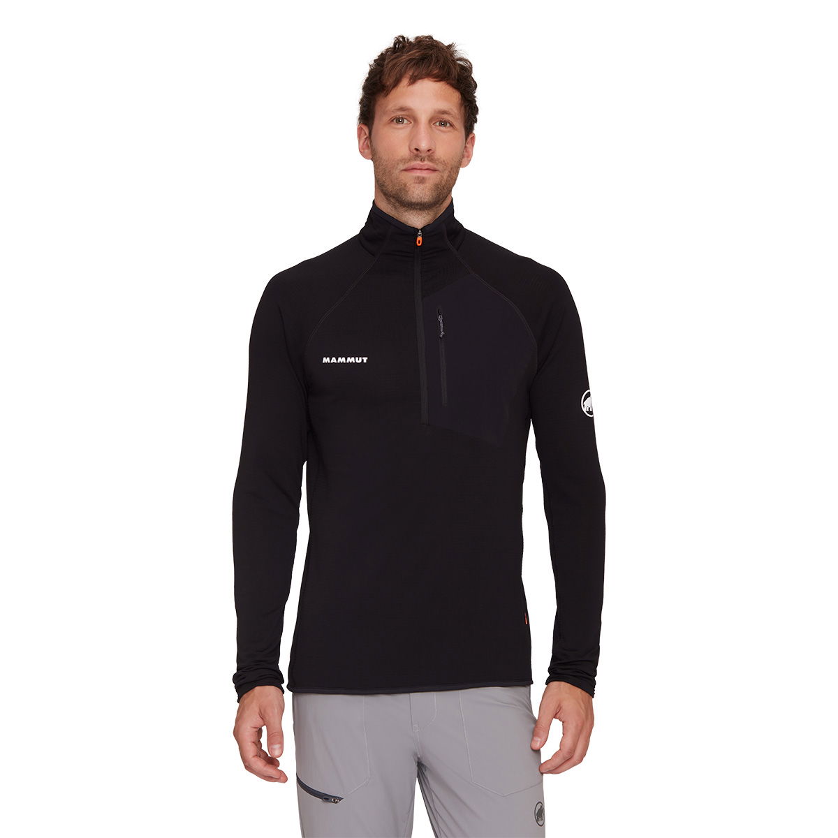 Mammut Aenergy Light ML Half Zip, herre (Black)