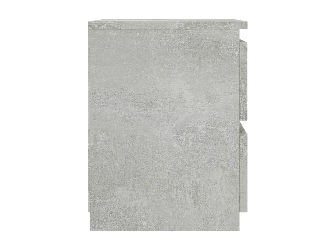Table de chevet Gris béton 30 x 30 x 40 cm Aggloméré