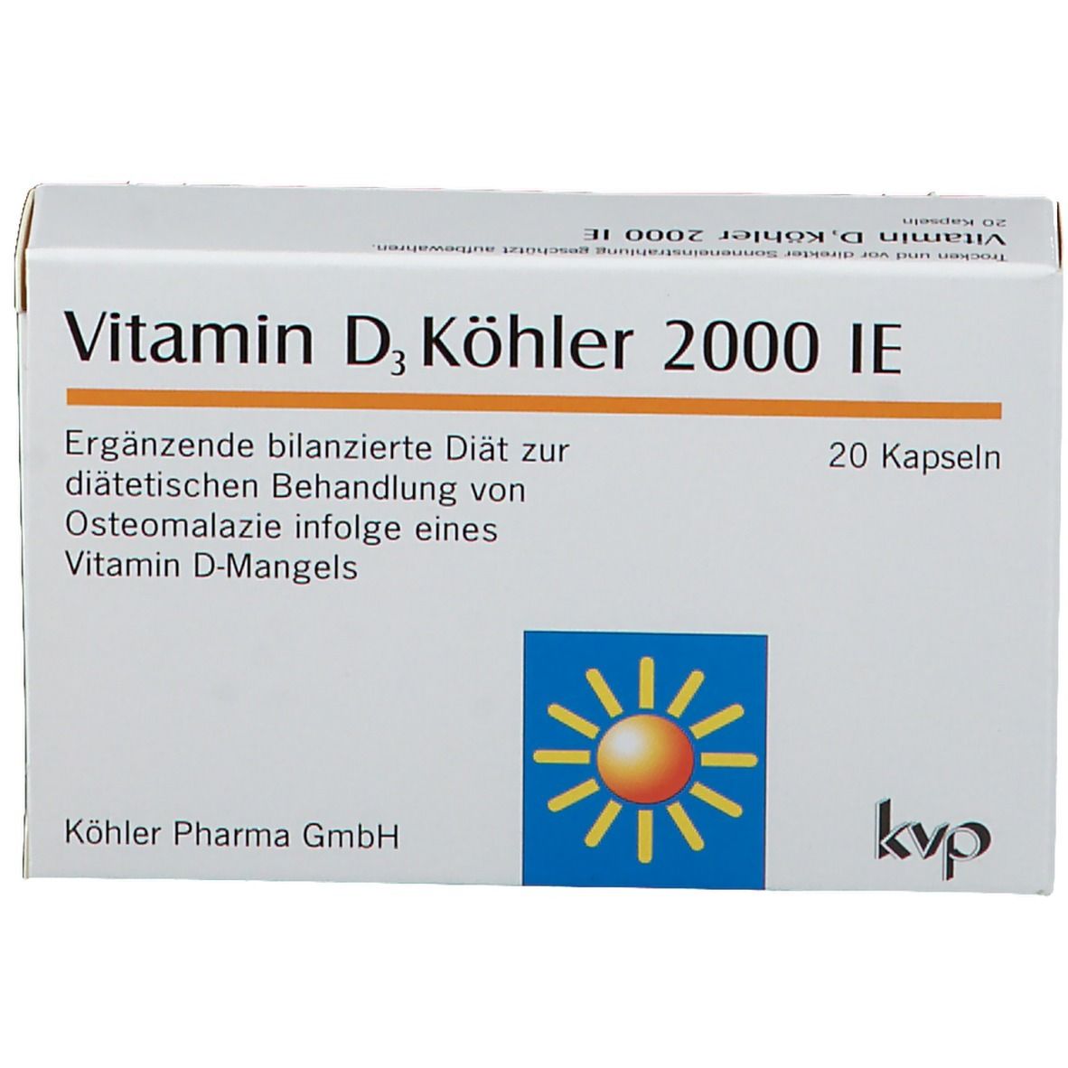 Vitamin D3 Köhler 2000 IE Kapseln
