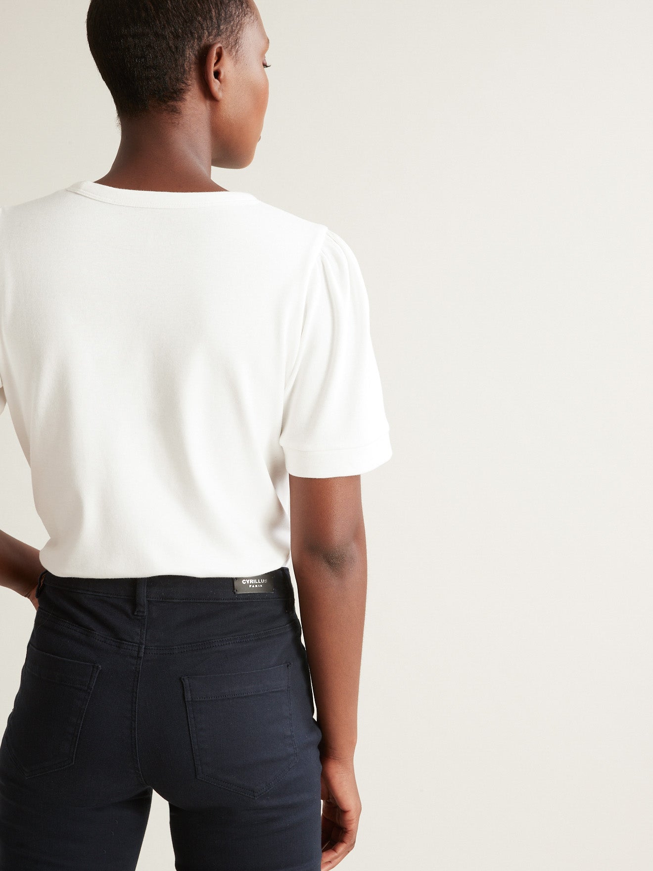 T-shirt manches ballon femme - coton bio