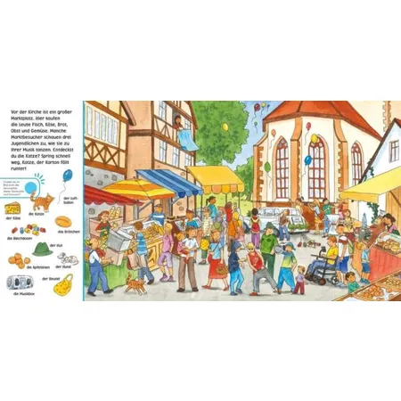Carlsen Verlag Hör mal (Soundbuch): Wimmelbuch: In der Stadt