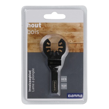 Gamma multitool accessoire - invalzaagblad voor hout - 10 x 30 mm