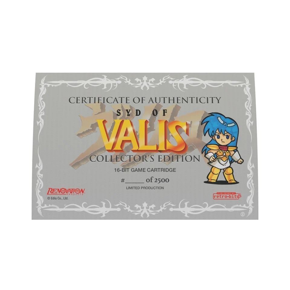 Syd of Valis (Collector’s Edition)- Sega Mega Drive