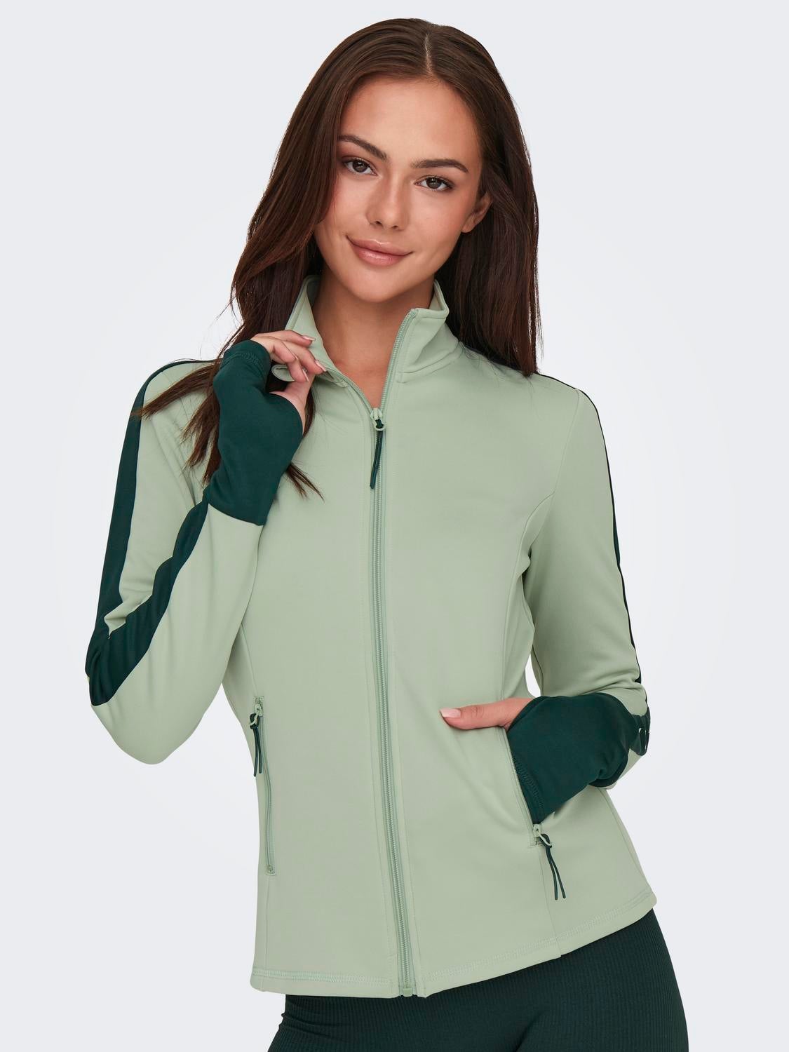 ONPJETTA Jacke Aqua Gray