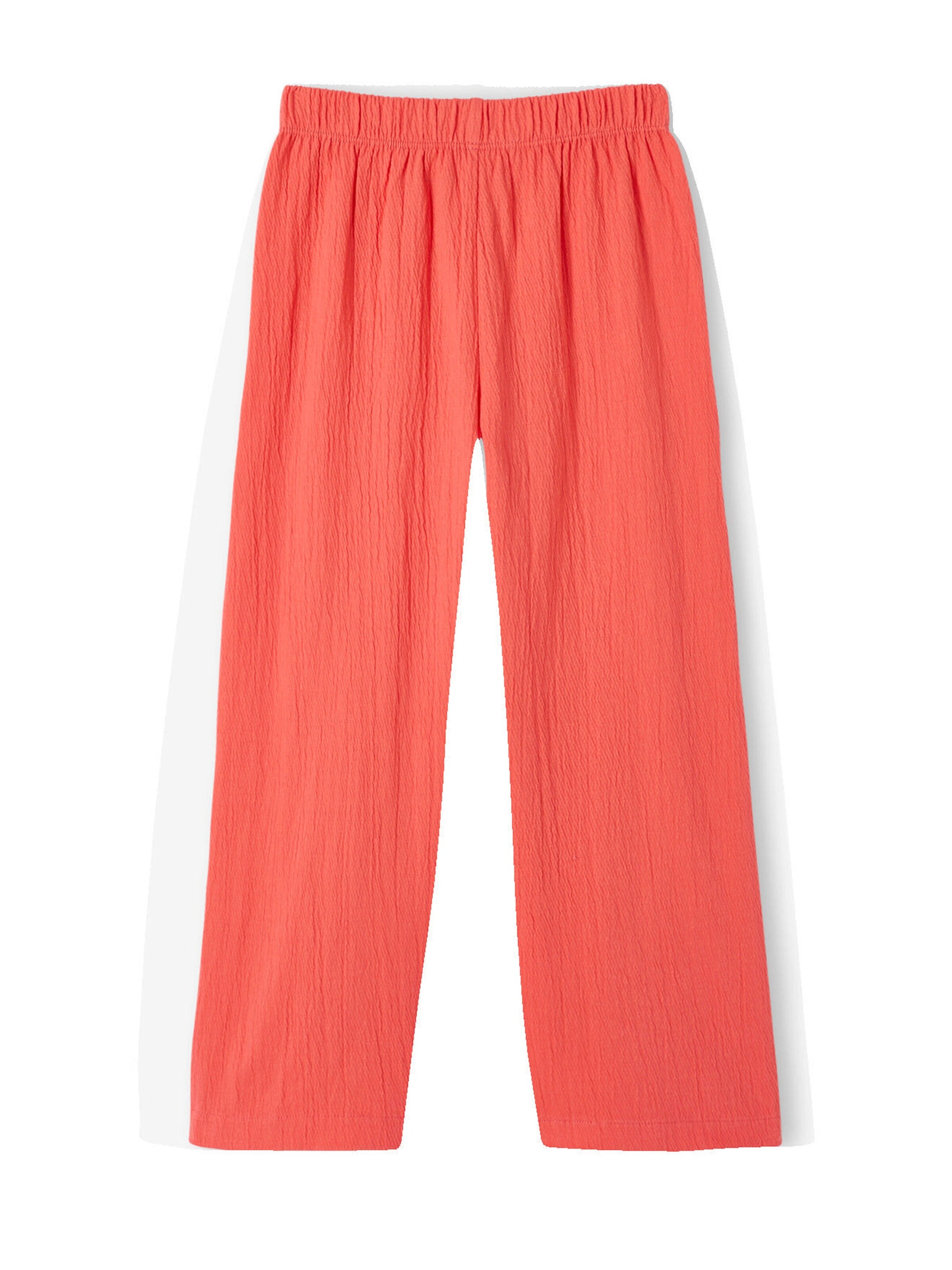 Vertbaudet Weite Mädchen Stretch-Hose koralle