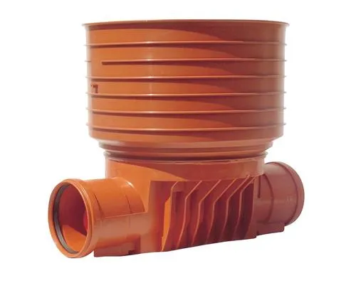 Rense-insp.brønd 425-200mm T1 - lige gennemløb. Uponor PP