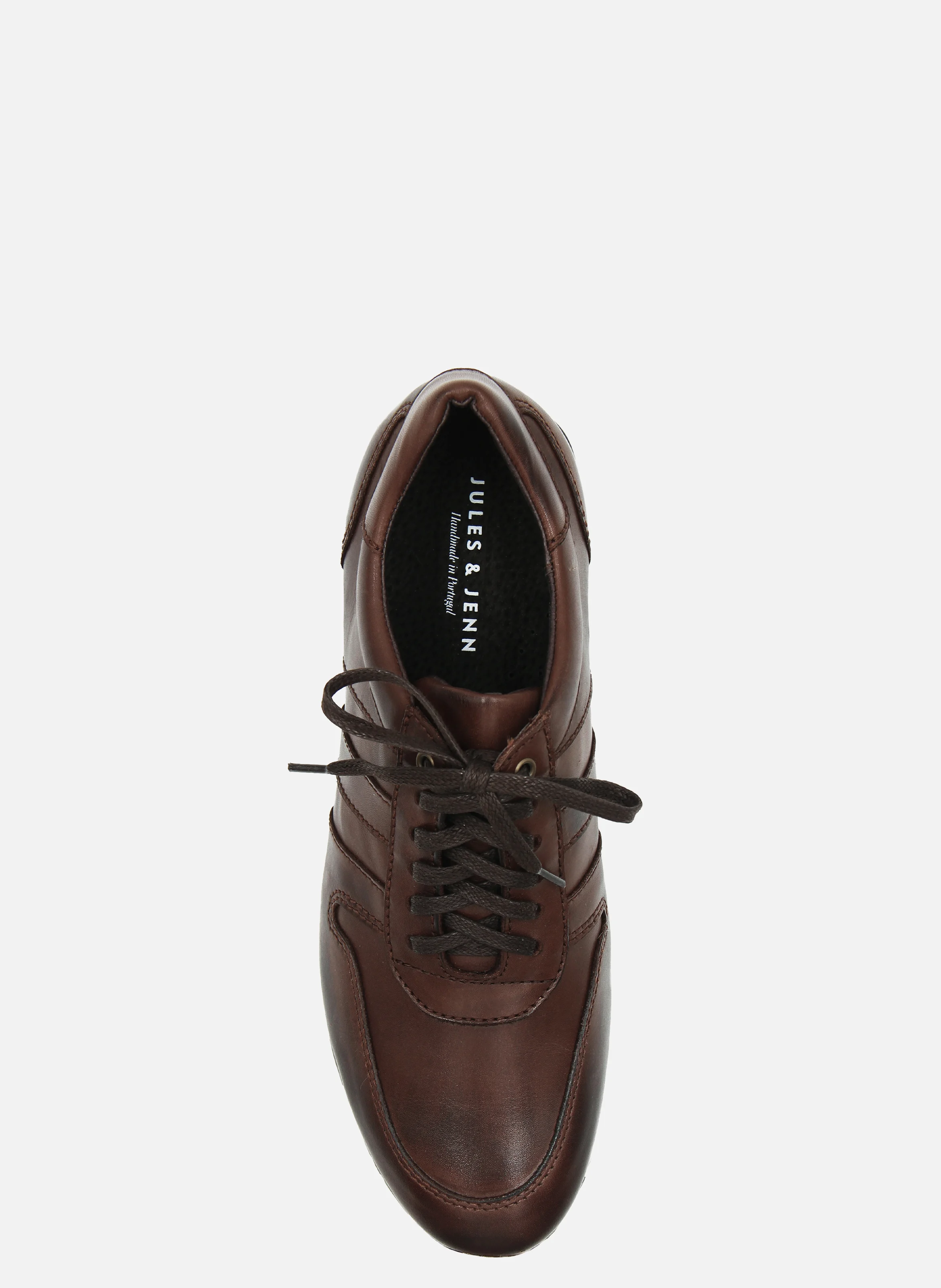 Sneakers cuir lisse | Marron