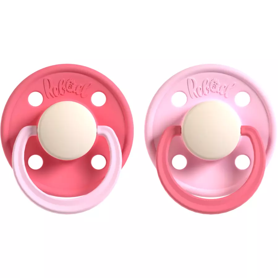 Rebael Schnuller 2er-Pack 0-6 M Hot Pearly FlamingoRising Pearly Lobster
