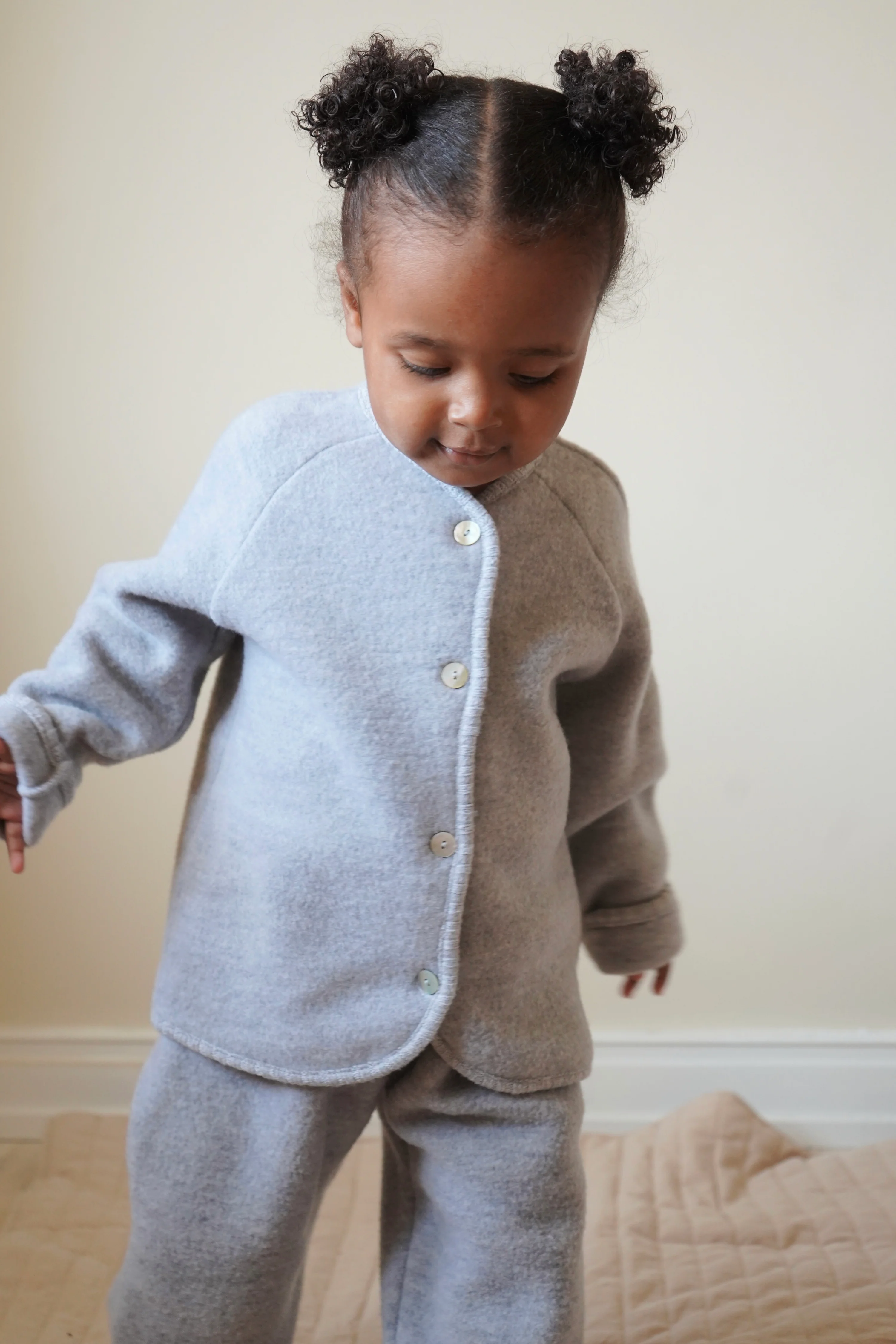 saga cardigan - GREY MELANGE - 2Y