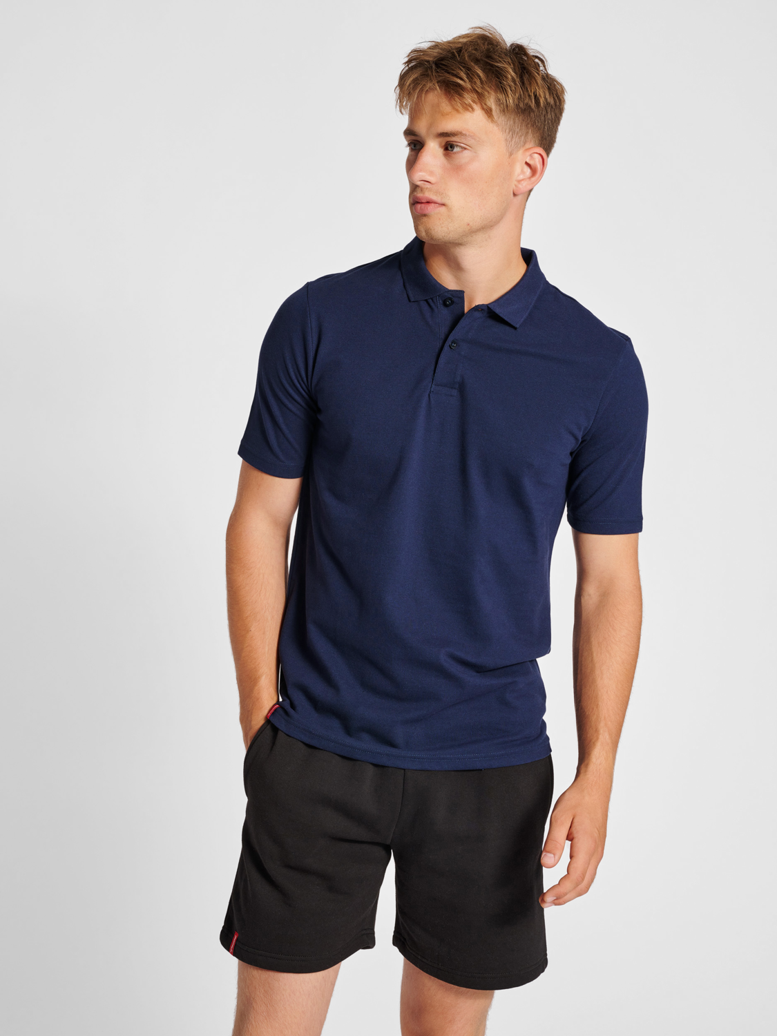 hmlRED CLASSIC POLO