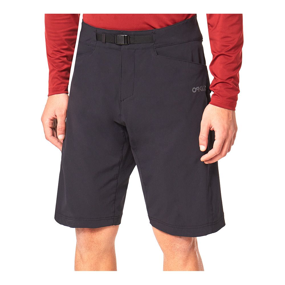 Oakley DROP IN - Short 2 en 1 Homme blackout