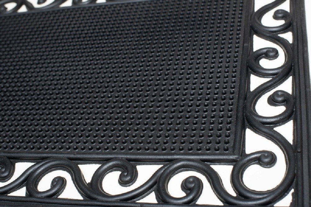 Jet-Line Relief Gummi Fussmatte SVETLANA 40x60 cm schwarz