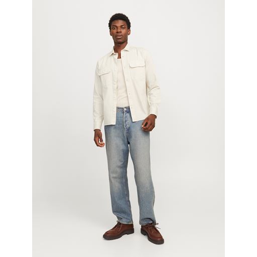 Jack&Jones Travis Skjorte, Moonbeam, L