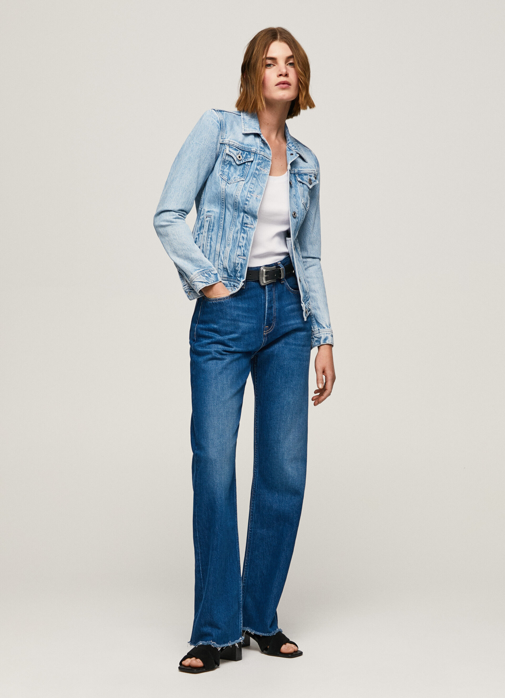 Jaqueta jeans slim fit