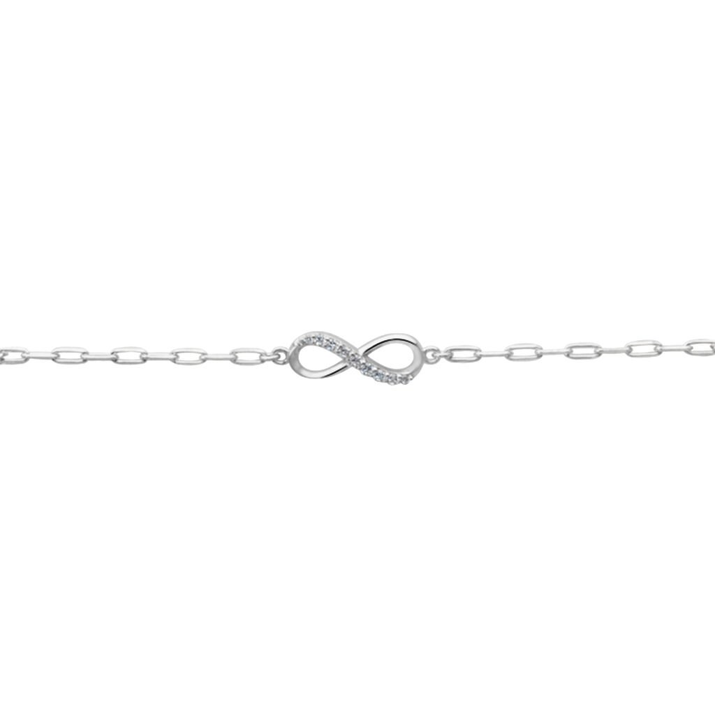Bracelet Bastin Argent Blanc Oxyde De Zirconium