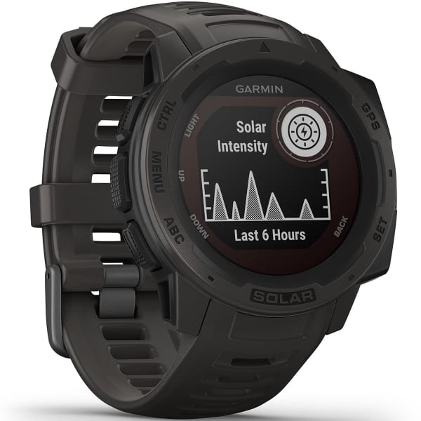 SFS195_Cardio et GPS GARMIN INSTINCT SOLAR GRAPHITE
