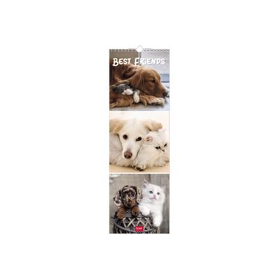 Legami Photo Collection - Calendrier 2024 - 16 x 49 cm - meilleurs amis