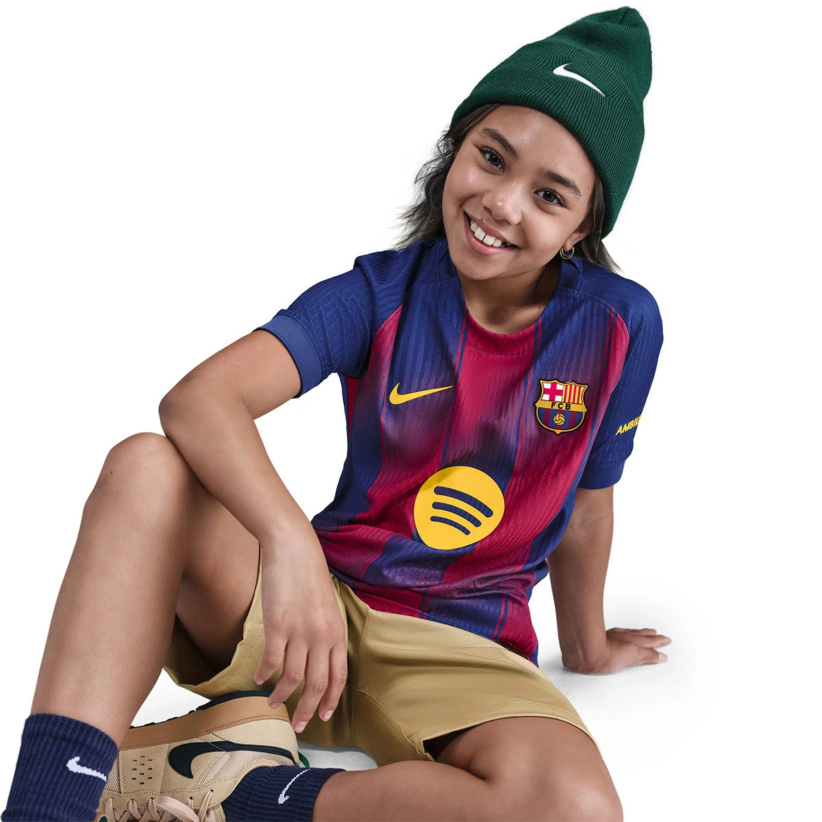 Camisola Nike Authentic FC Barcelona Primeiro Equipamento 2025-2026 Criança