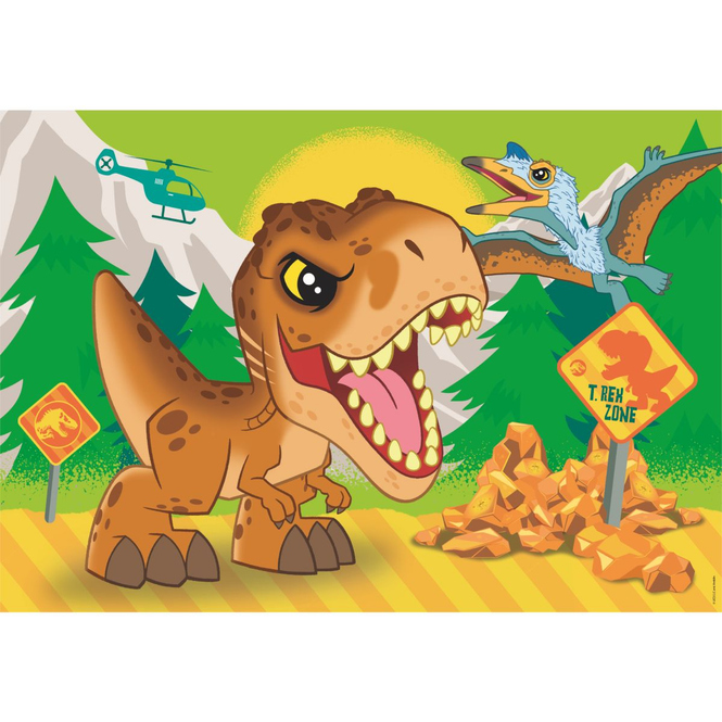 Jurassic World - Puzzleset - 2 x 20 Teile