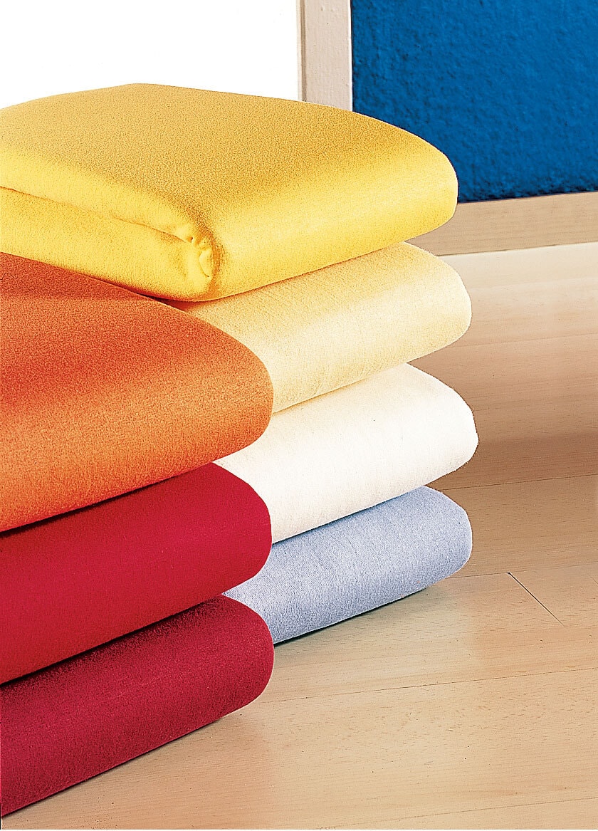 Vario Jersey-Spannbetttuch 140-160 x 200 cm ecru