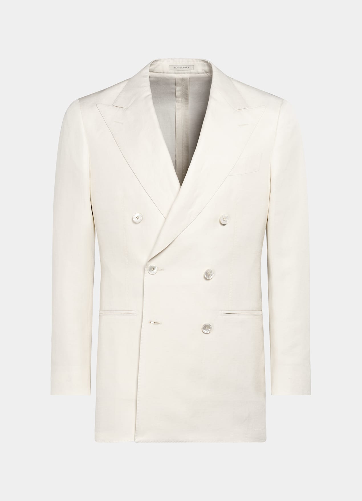 Costume Havana coupe Tailored blanc cassé