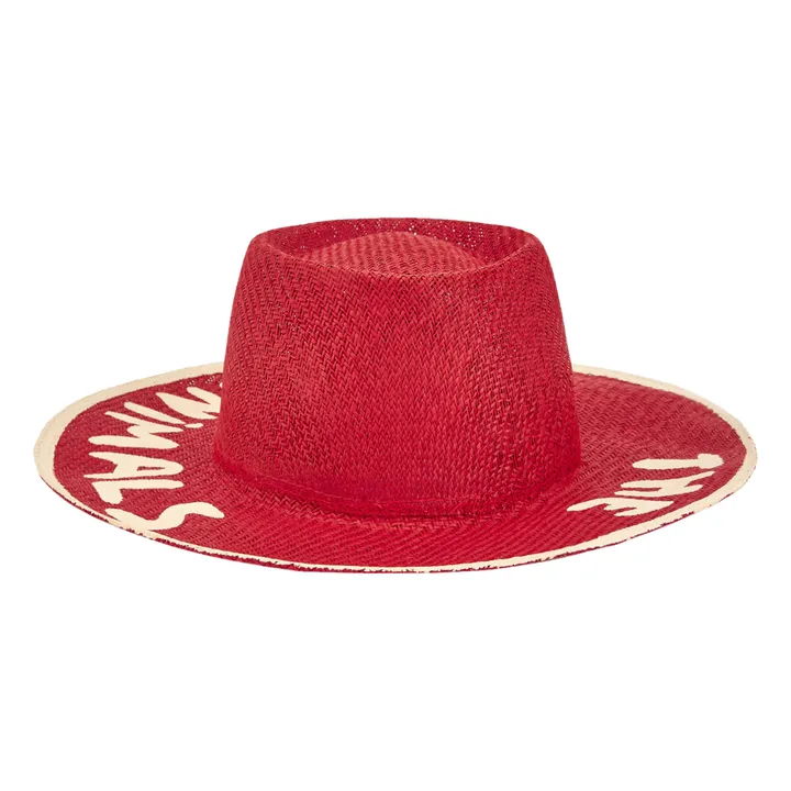 The Animals Observatory Chapeau en Papier | Rouge