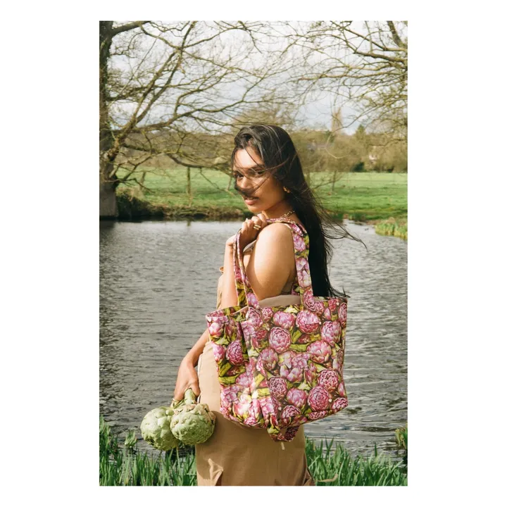 Kabas Sac Groceries avec doublure isotherme | Rose