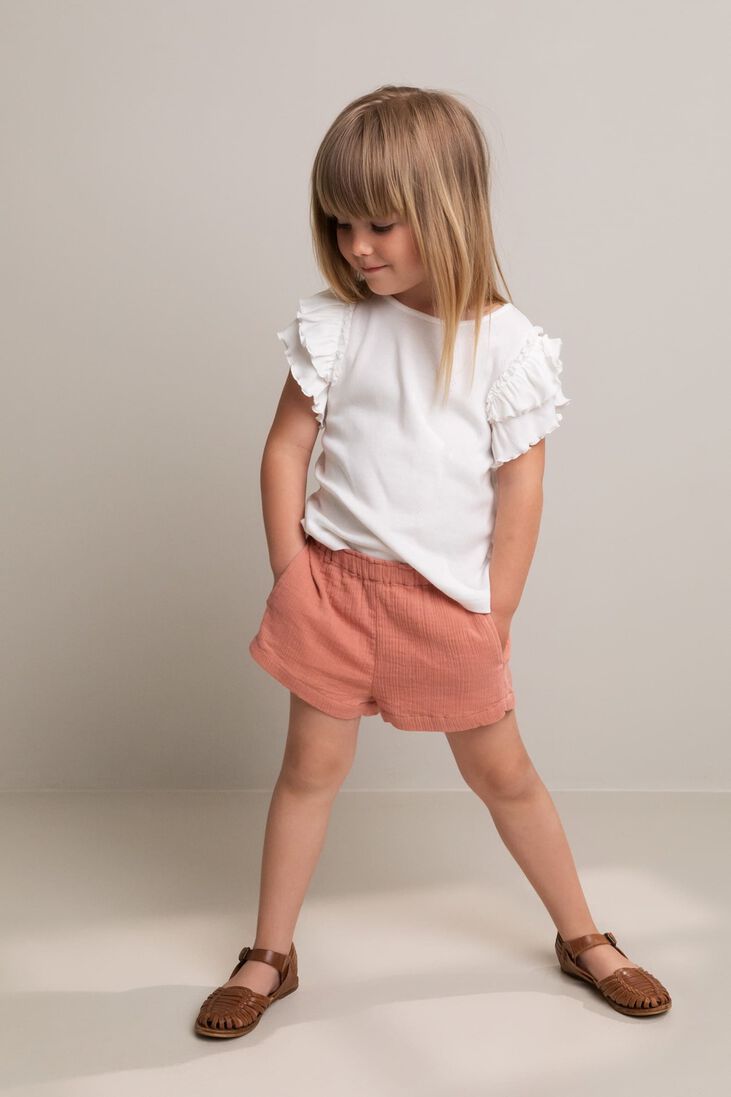 MARMAR COPENHAGEN beige marmar copenhagen t-shirt tavora frill
