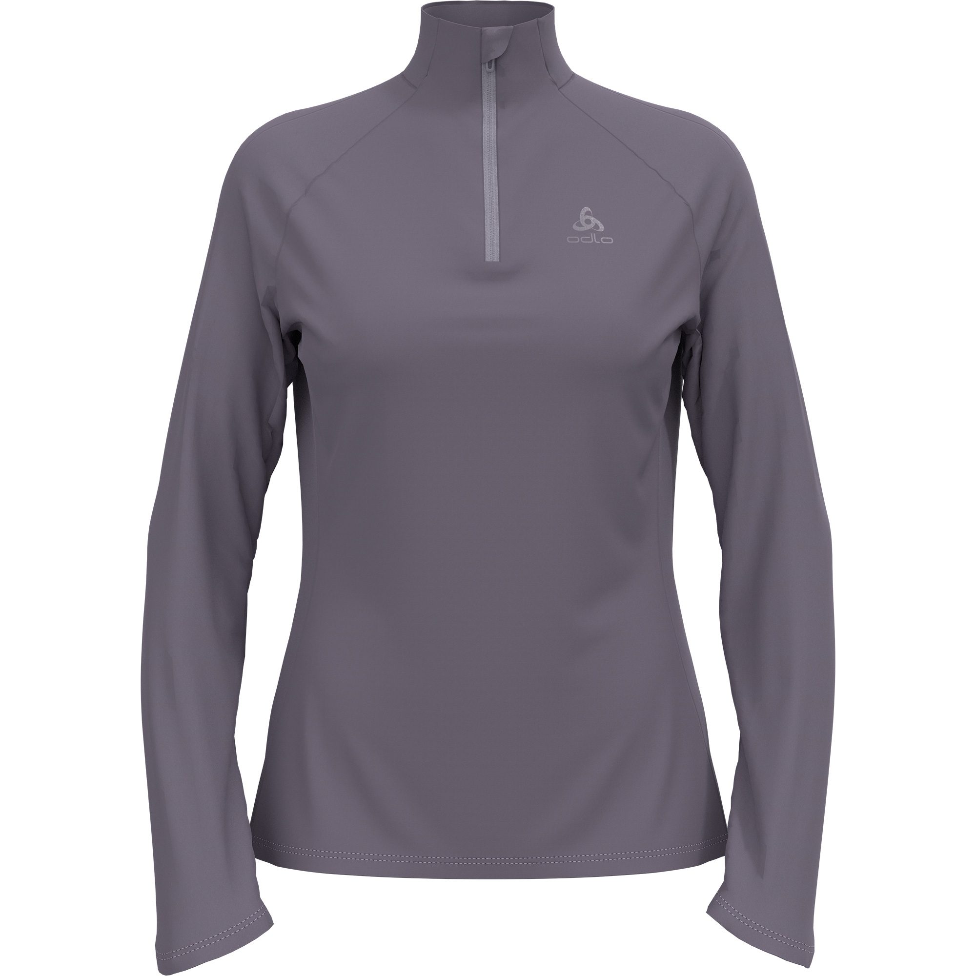 Odlo Essential Ceramiwarm 1/2 Zip Midlayer Damen gray ridge