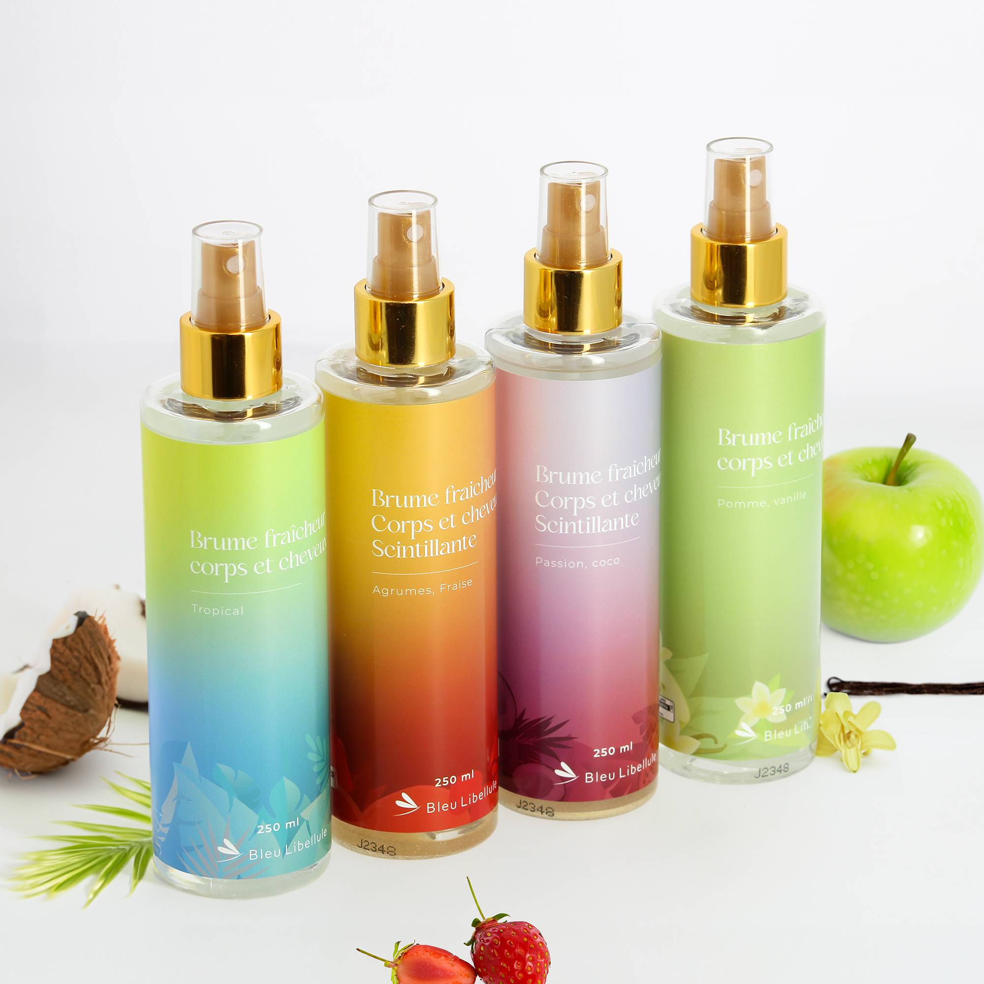 Brume fraîcheur scintillante corps et cheveux Agrumes - Fraise / 250ml