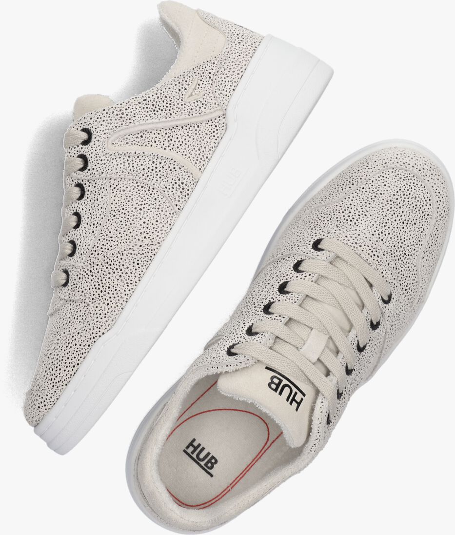 HUB beige hub lage sneakers crew