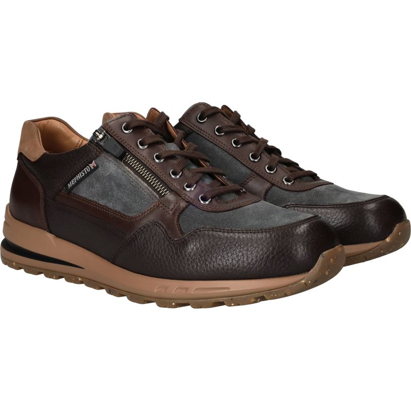 Mephisto Bradley Sneakers Bruin Heren