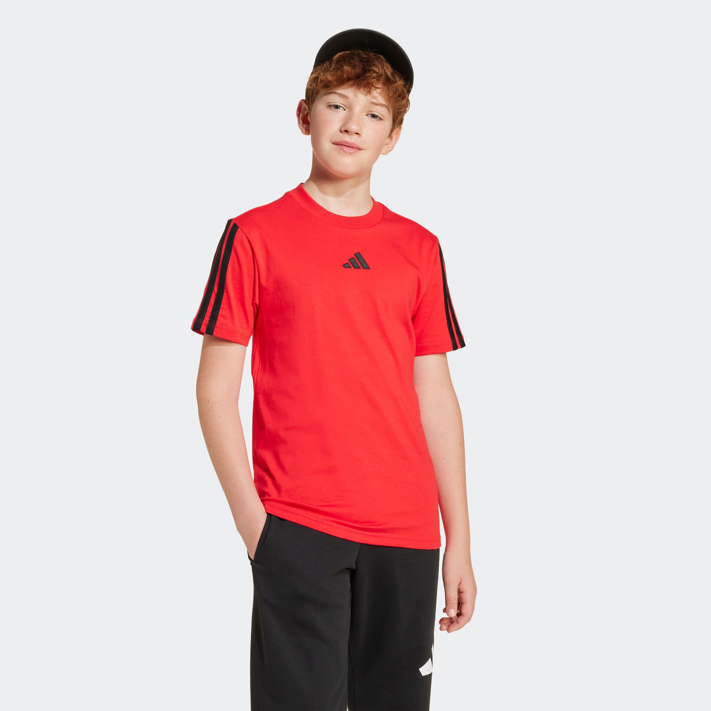 adidas Sportswear T-Shirt »ESSENTIALS KIDS« sportlicher Stil, Rundhalsausschnitt, ohne Verschluss, für Kinder