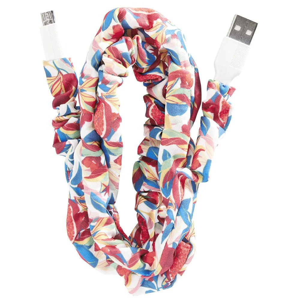 Câble chouchou micro USB 1m