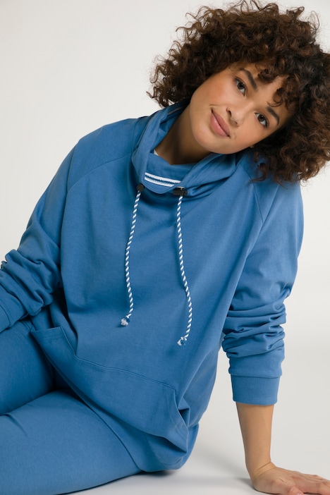 Bellieva-Sweatshirt, elastische Seitennähte, Langarm